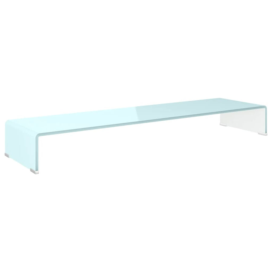 Tv-Meubel/Monitorverhoger Glas 110 x 30 x 13 cm Groen