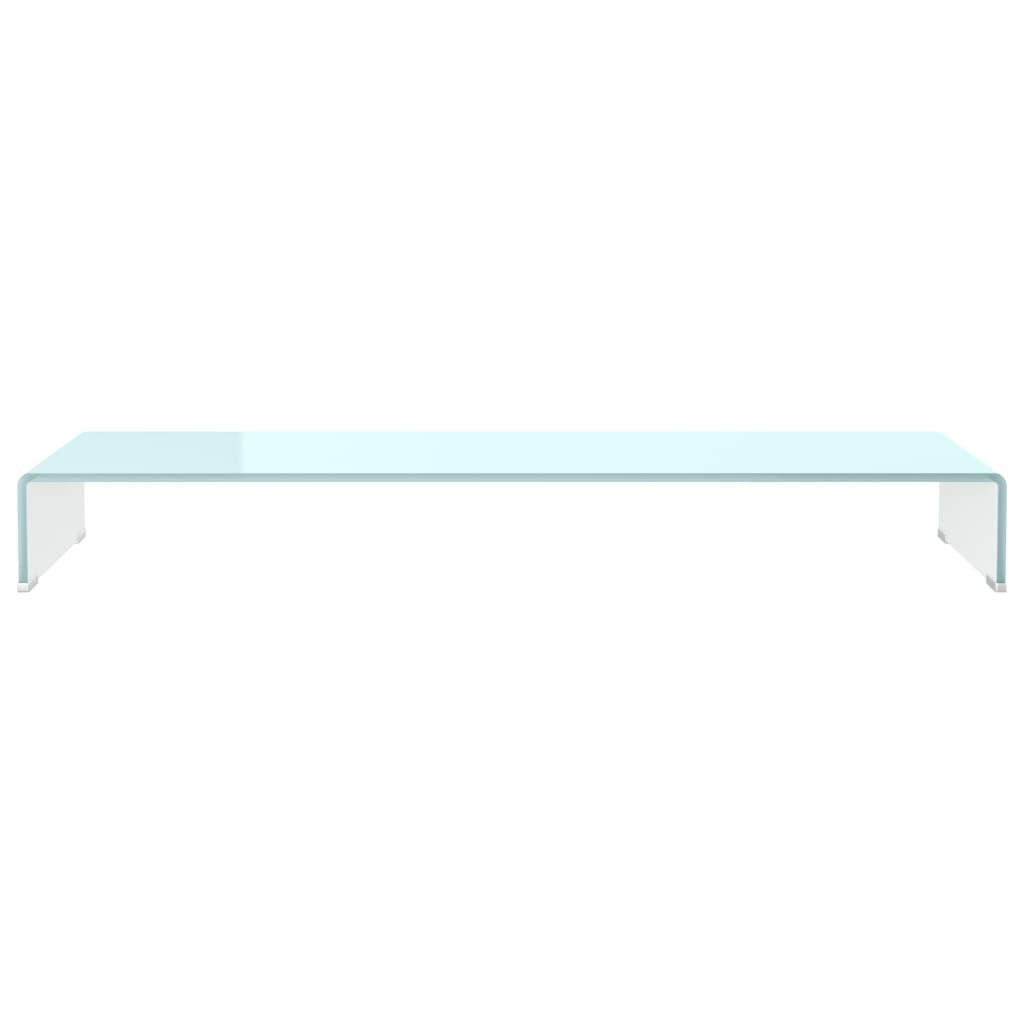 Tv-Meubel/Monitorverhoger Glas 110 x 30 x 13 cm Groen