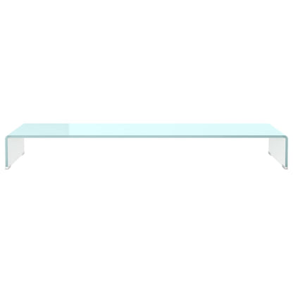 Tv-Meubel/Monitorverhoger Glas 110 x 30 x 13 cm Groen
