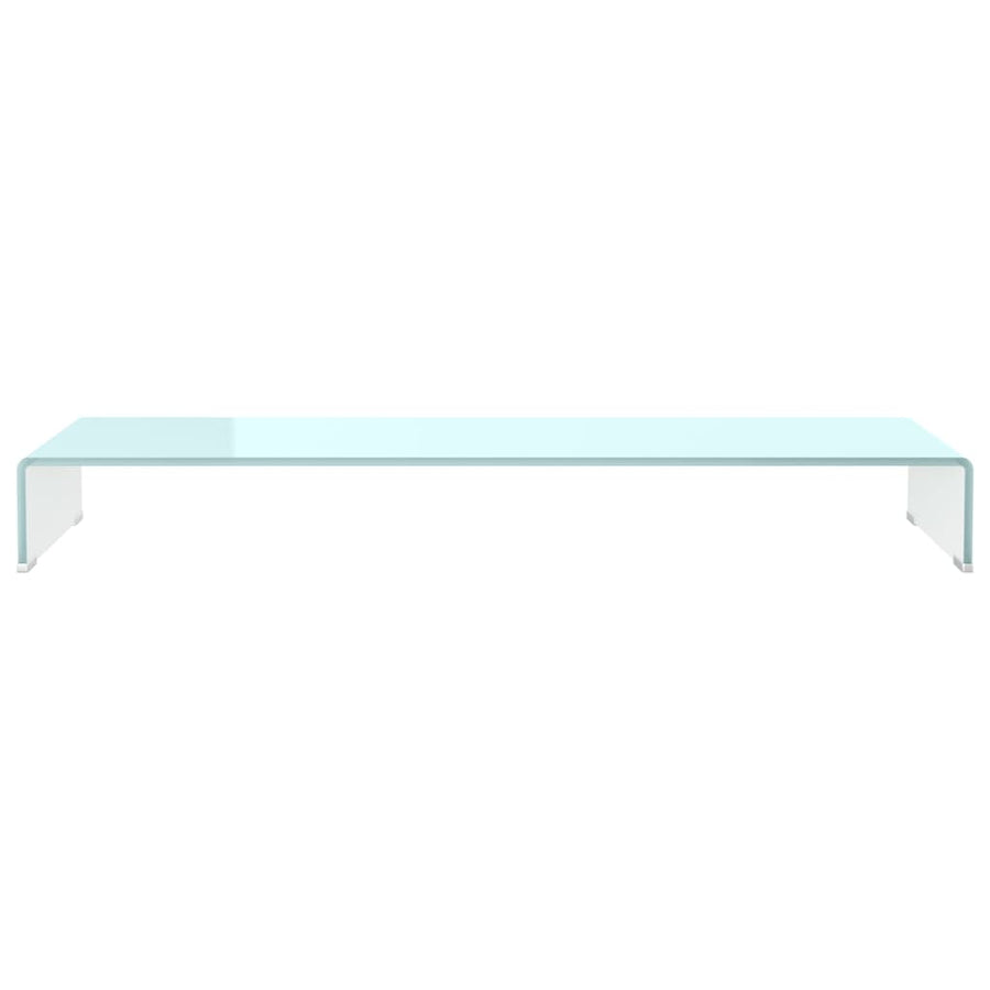 Tv-Meubel/Monitorverhoger Glas 110 x 30 x 13 cm Groen