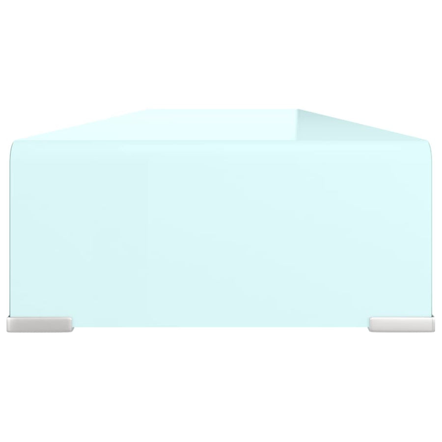 Tv-Meubel/Monitorverhoger Glas 110 x 30 x 13 cm Groen