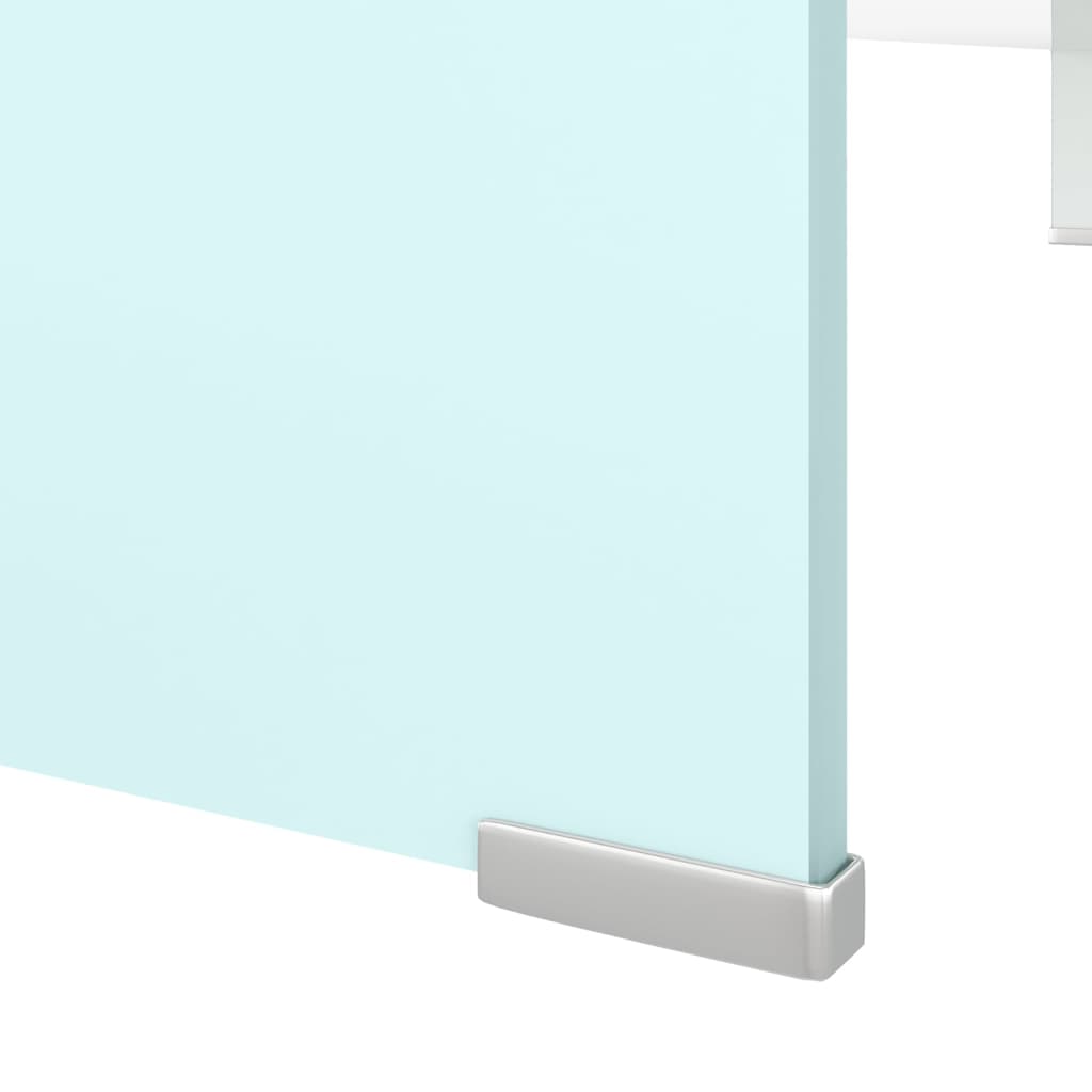 Tv-Meubel/Monitorverhoger Glas 110 x 30 x 13 cm Groen