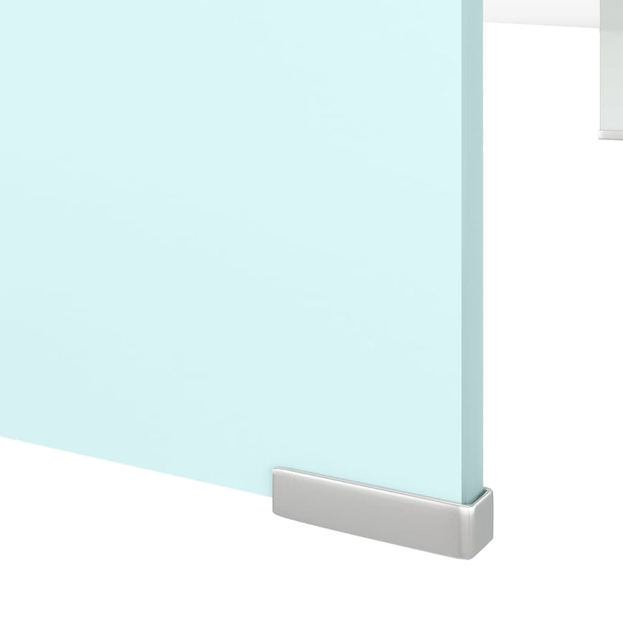 Tv-Meubel/Monitorverhoger Glas 110 x 30 x 13 cm Groen