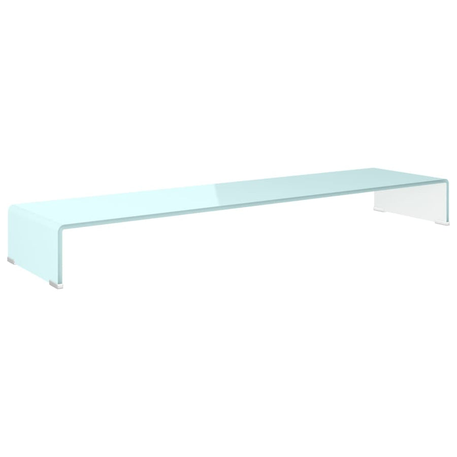 Tv-Meubel/Monitorverhoger Glas 120 x 30 x 13 cm Groen