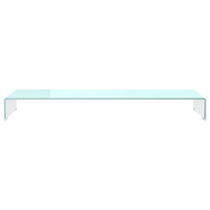 Tv-Meubel/Monitorverhoger Glas 120 x 30 x 13 cm Groen