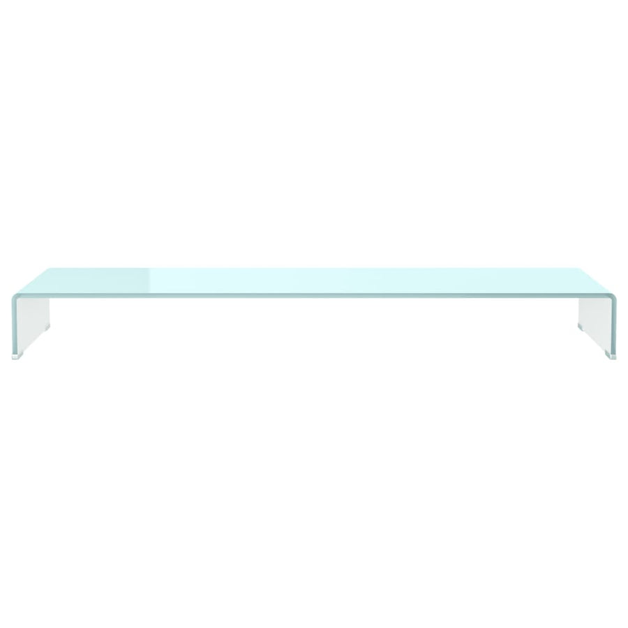 Tv-Meubel/Monitorverhoger Glas 120 x 30 x 13 cm Groen