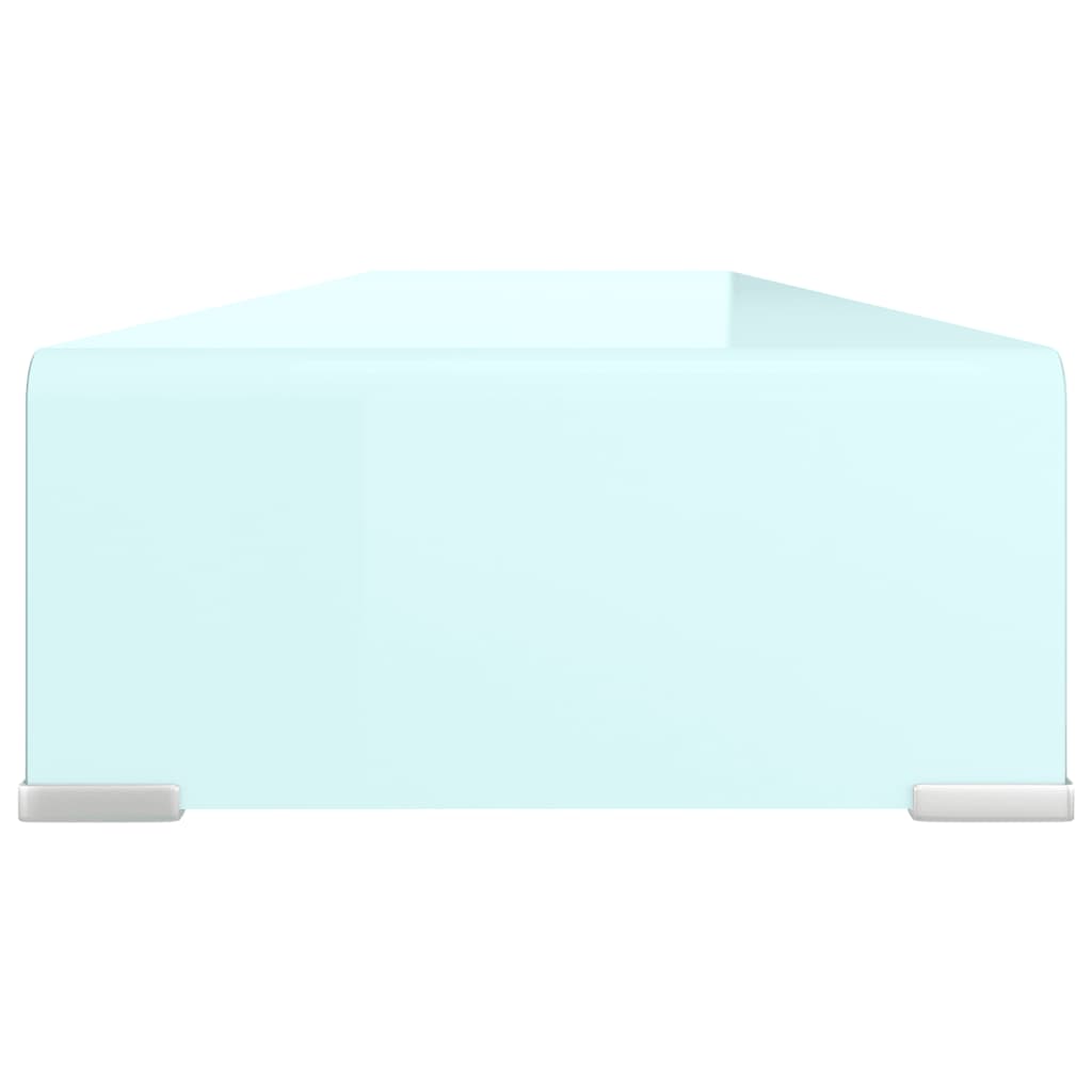 Tv-Meubel/Monitorverhoger Glas 120 x 30 x 13 cm Groen