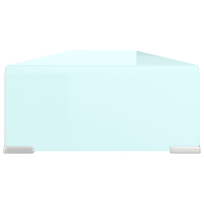 Tv-Meubel/Monitorverhoger Glas 120 x 30 x 13 cm Groen