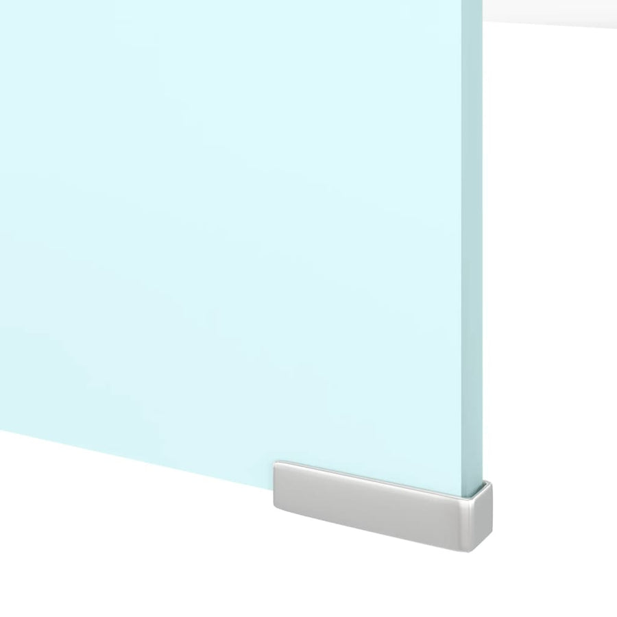 Tv-Meubel/Monitorverhoger Glas 120 x 30 x 13 cm Groen