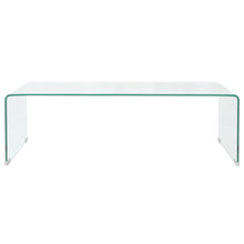 Salontafel 98X45X30 Cm Gehard Glas Transparant