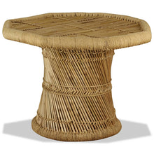 Salontafel Achthoekig 60X60X45 Cm Bamboe Bruin