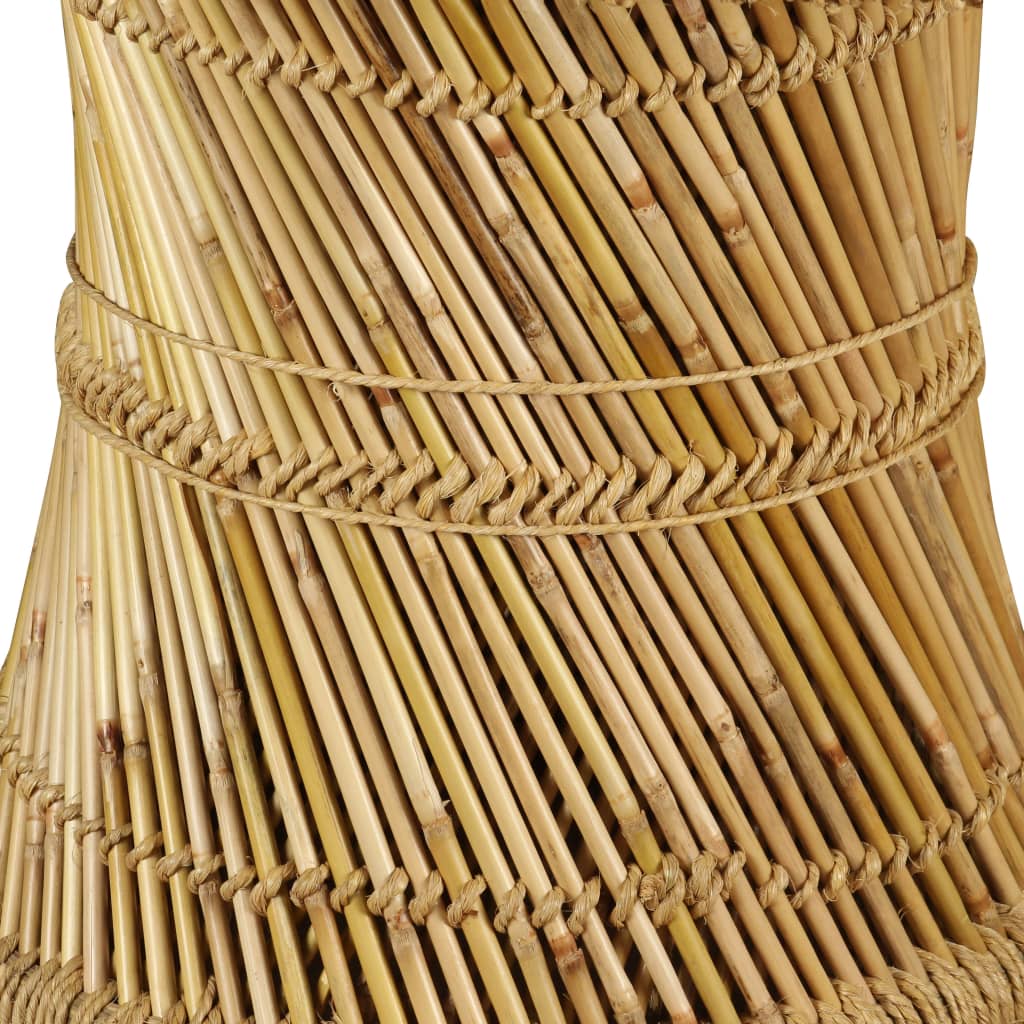 Salontafel Achthoekig 60X60X45 Cm Bamboe Bruin