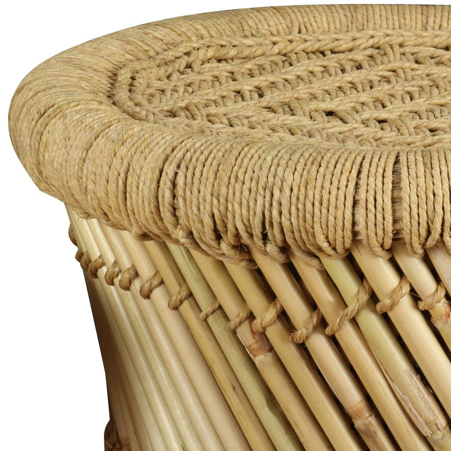 Krukken Bamboe En Jute Bruin