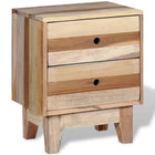 Nachtkastje 30x40x50 cm massief gerecycled hout