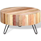 Coffee table solid reclaimed wood
