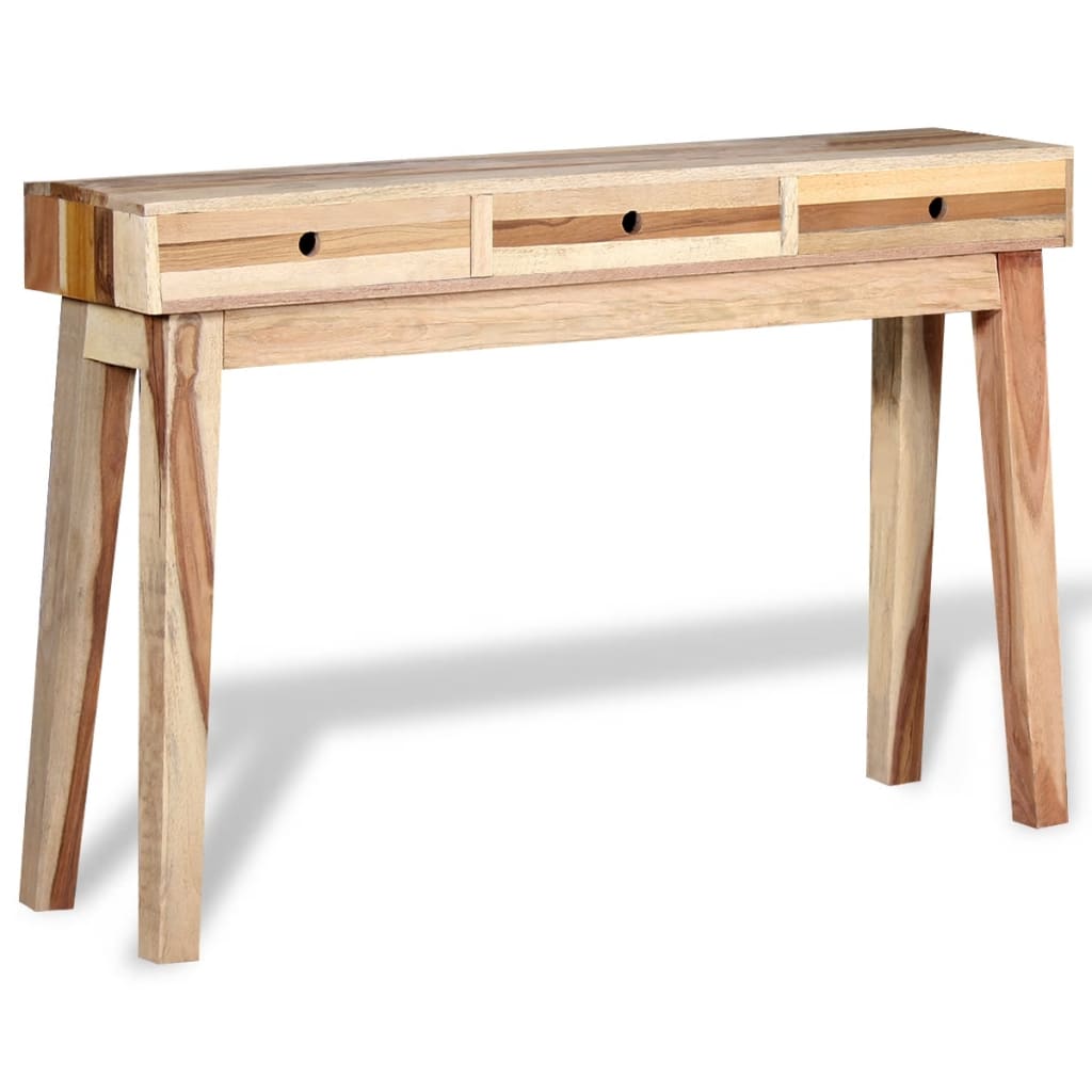 Wandtafel massief gerecycled hout
