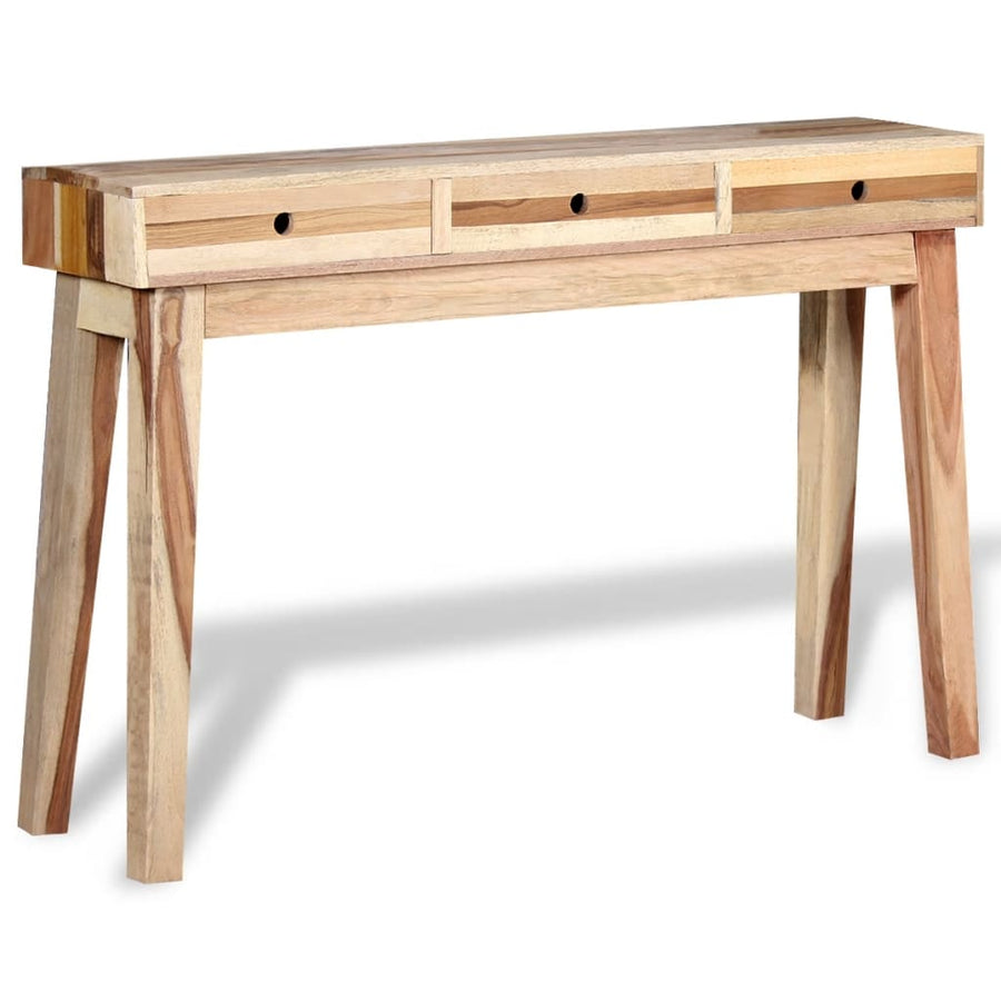 Wandtafel massief gerecycled hout