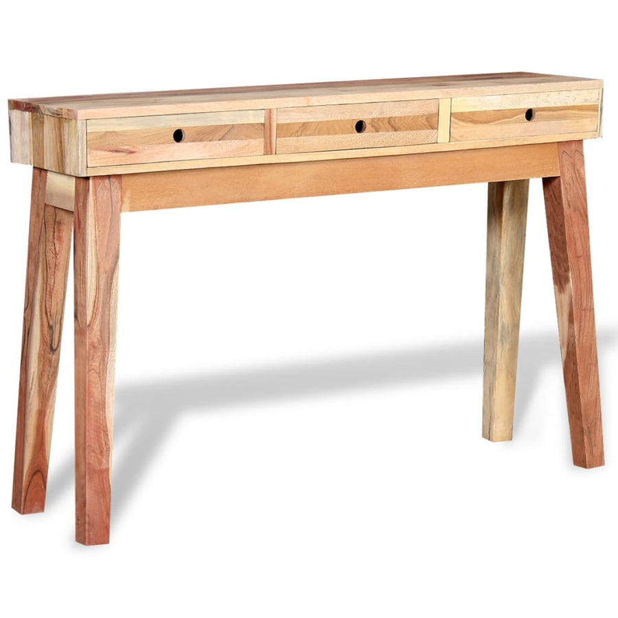 Wandtafel massief gerecycled hout