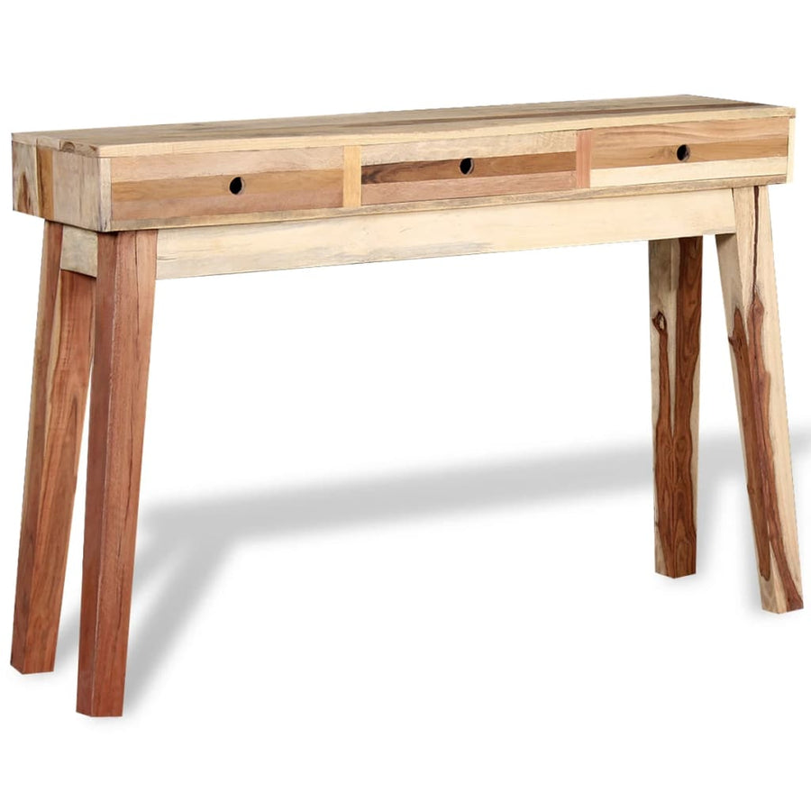 Wandtafel massief gerecycled hout