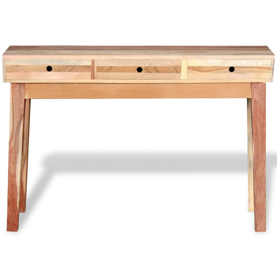 Wandtafel massief gerecycled hout