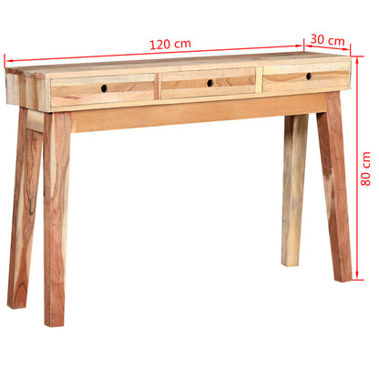 Wandtafel massief gerecycled hout