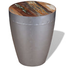 Stool Aviation Style Solid Reclaimed Wood