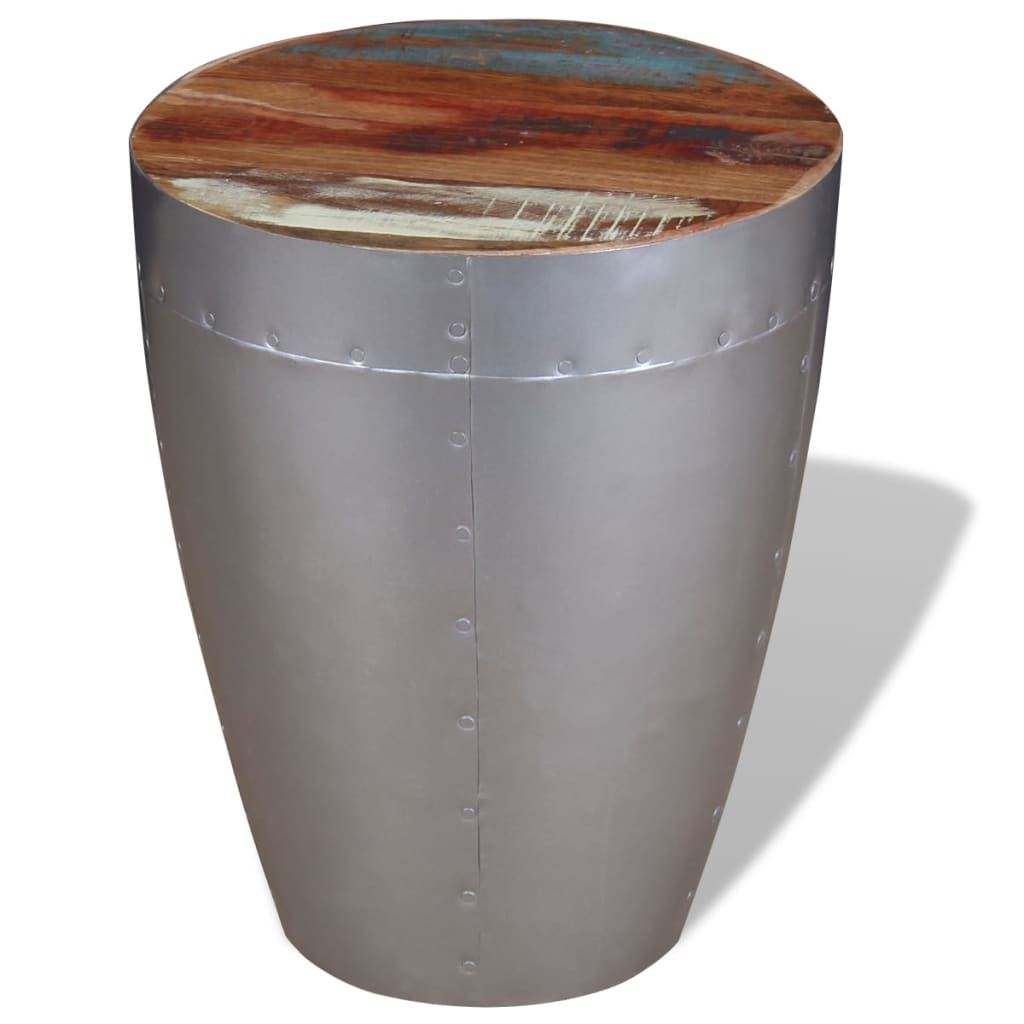 Kruk Luchtvaartstijl Massief Gerecycled Hout