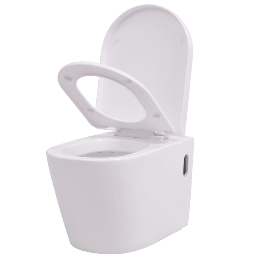 Hangend Toilet Keramiek Wit