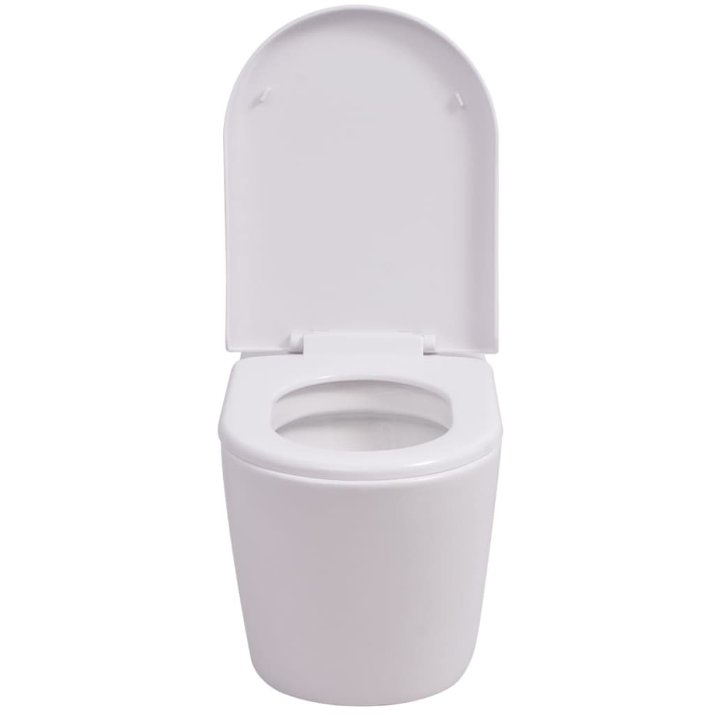 Hangend Toilet Keramiek Wit