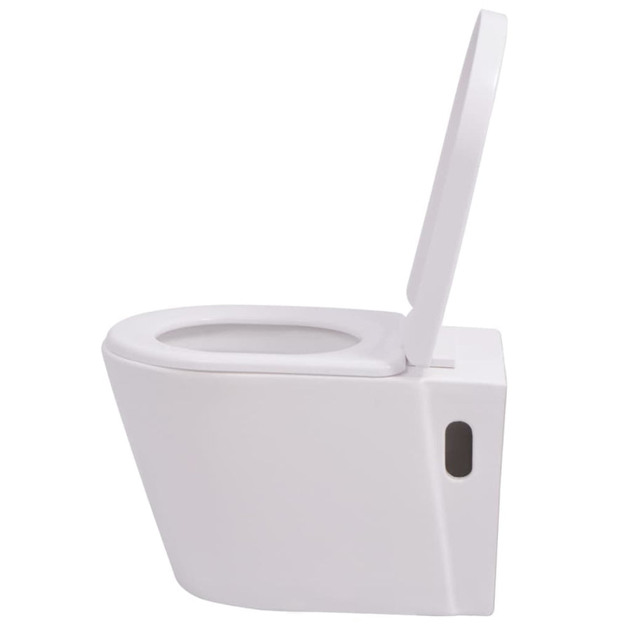 Hangend Toilet Keramiek Wit