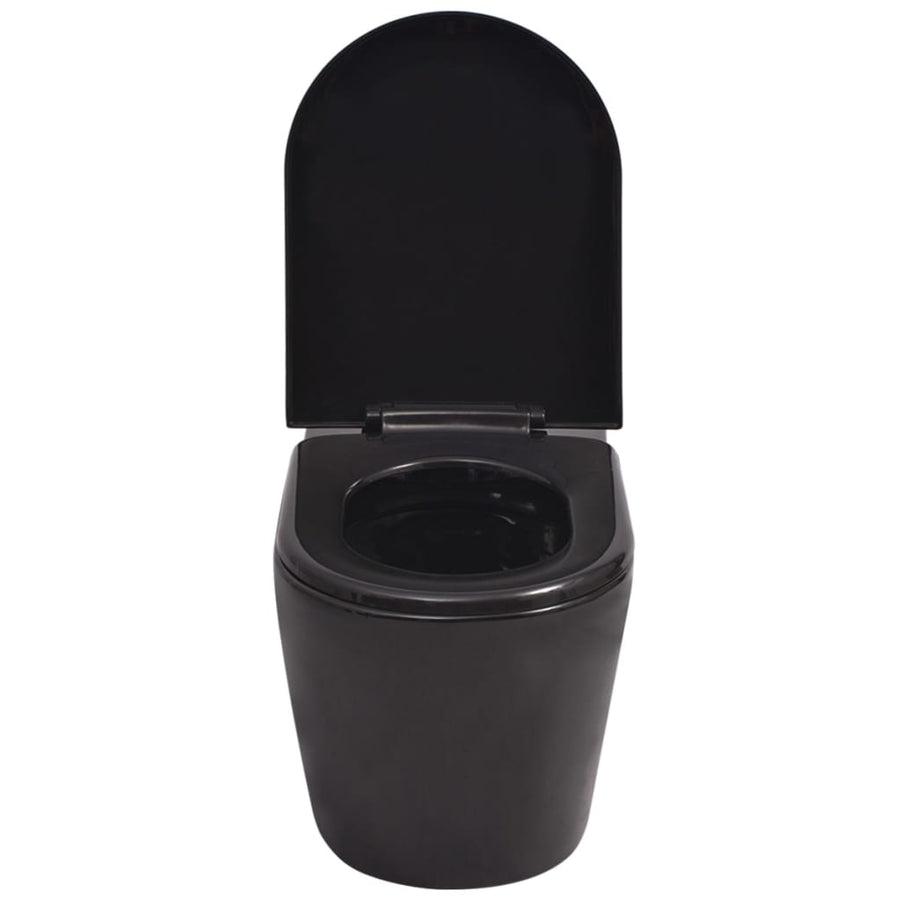 Hangend Toilet Keramiek Zwart