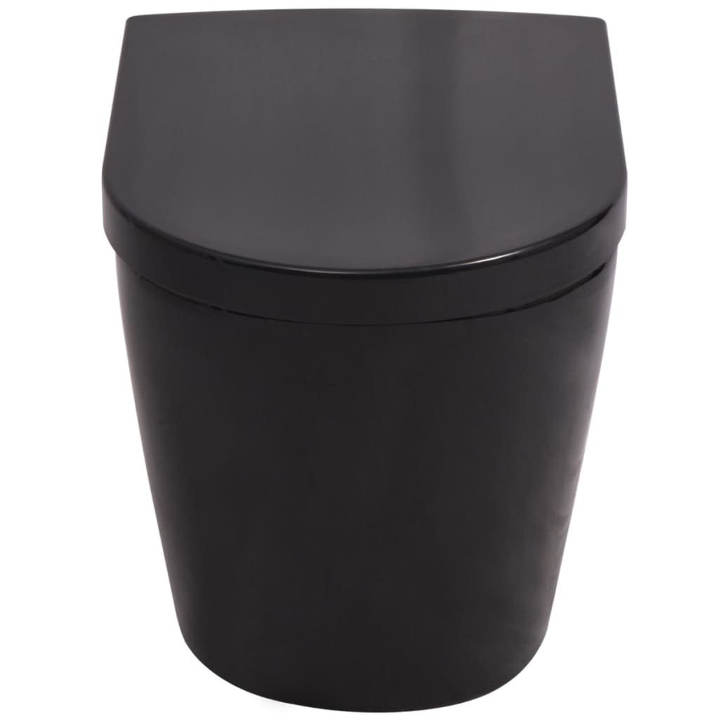 Hangend Toilet Keramiek Zwart