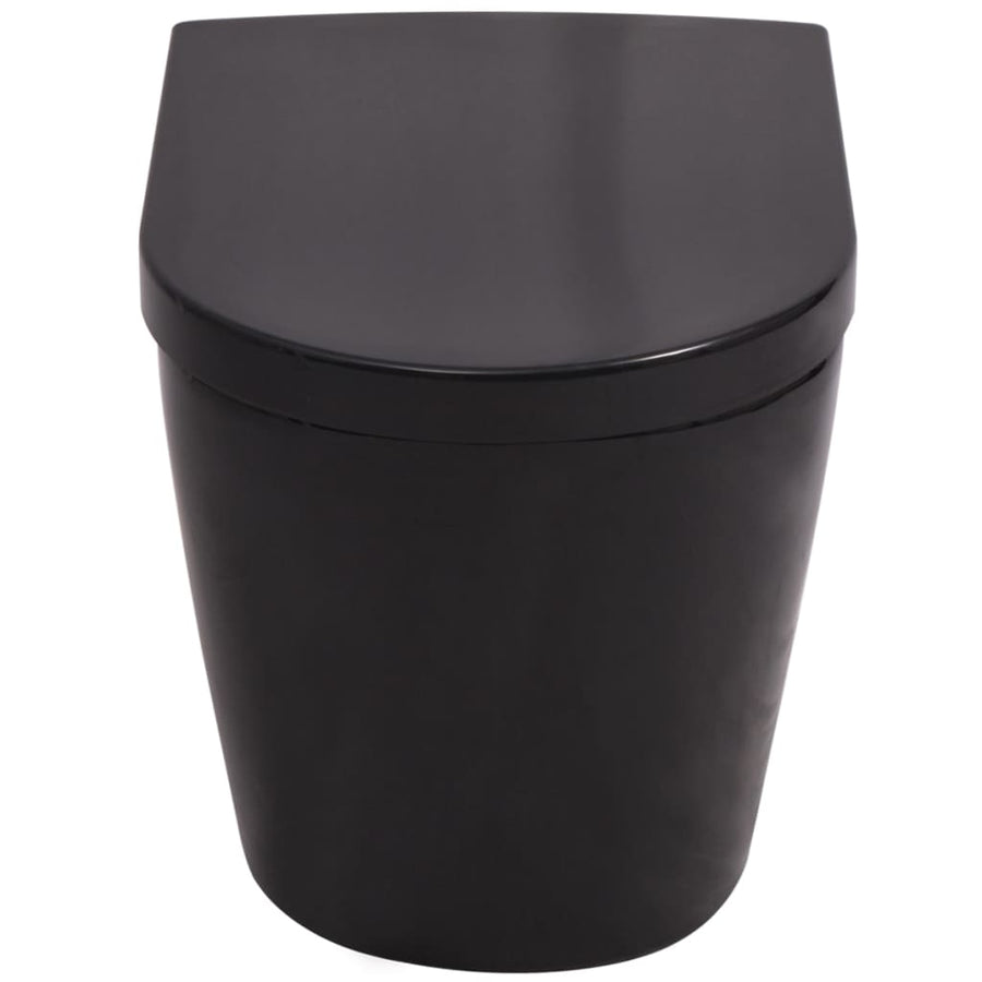 Hangend Toilet Keramiek Zwart