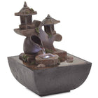 Indoor fountain with LED lighting polyresin