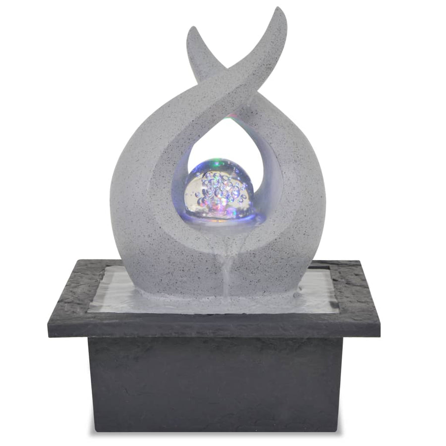 Binnenfontein Met Led-Verlichting Polyresin