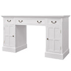 Bureau 140x48x80 cm wit MDF grenenhout