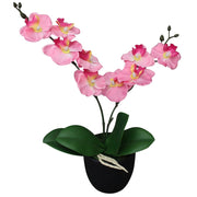Kunstorchidee 30 cm roze