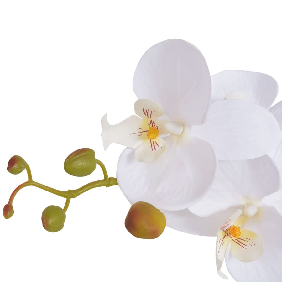 Kunstplant orchidee met pot 65 cm wit 65 cm Wit