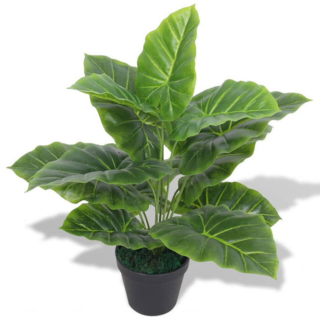 Kunst Taro Plant Met Pot 45 Cm Taro/45 cm