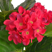 Kunst Hortensia Plant Met Pot 60 Cm Rood Hortensia/60 cm