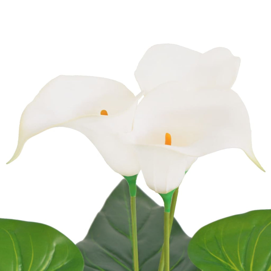 Kunst Calla Lelie Plant Met Pot 85 Cm Wit Calla lelie/85 cm