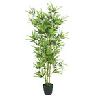 Kunstplant Met Pot Bamboe Groen 120 cm