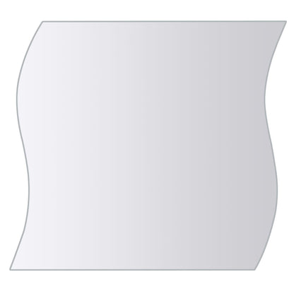 8 st Spiegeltegels meervormig glas