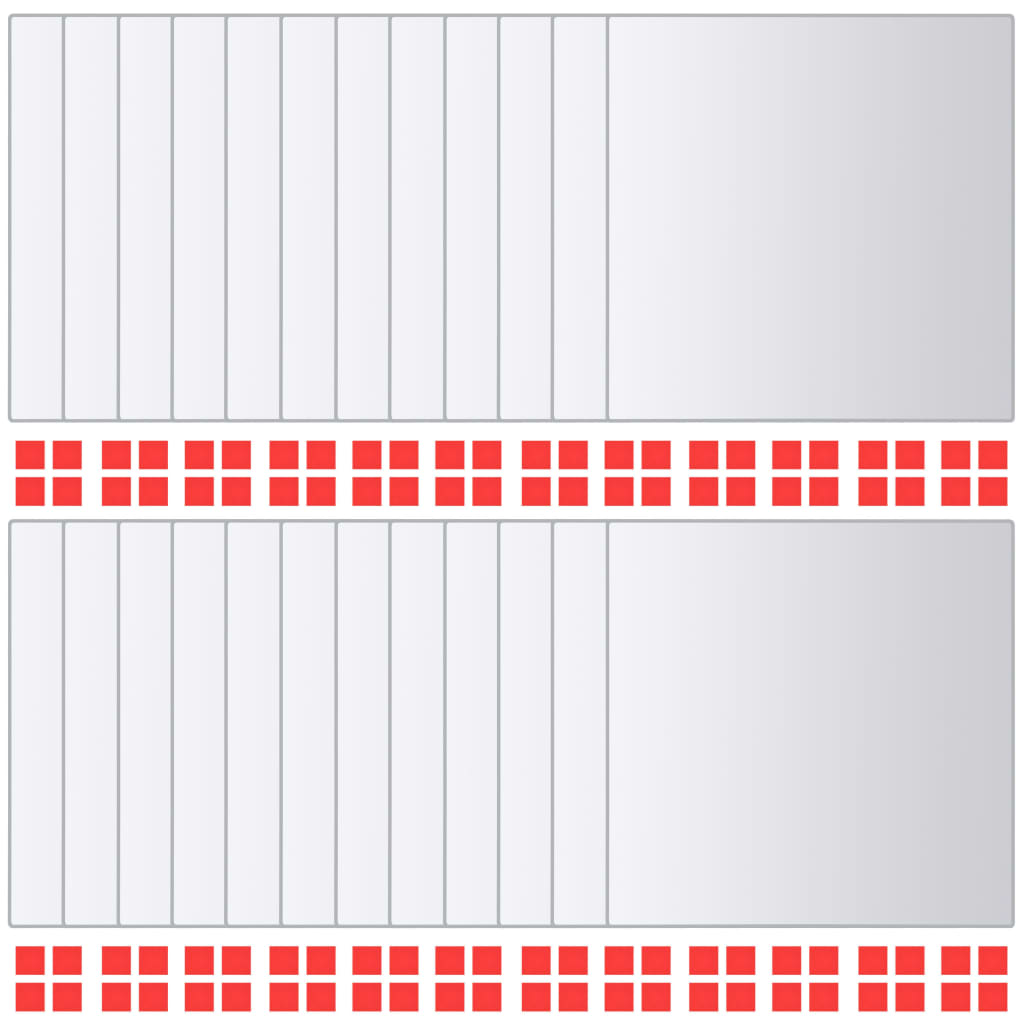 Spiegeltegels Vierkant Glas 24