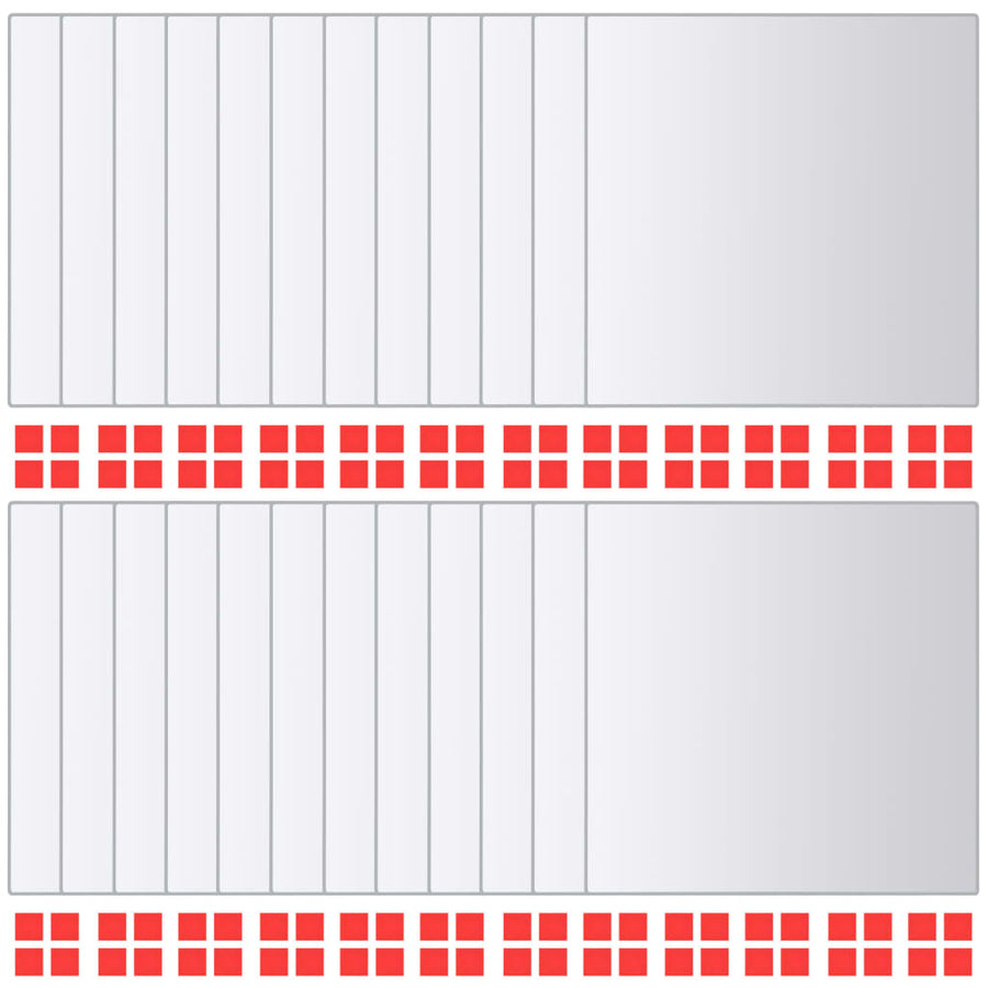 Spiegeltegels Vierkant Glas 24