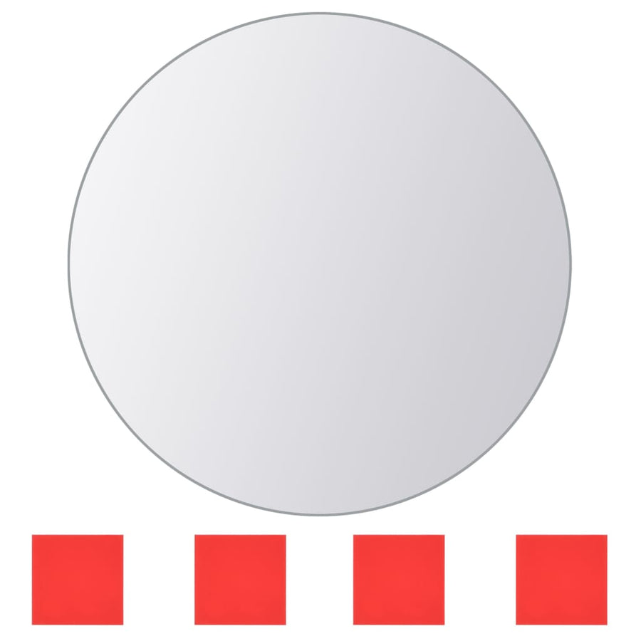 Spiegeltegels Rond Glas 8