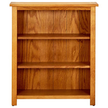 Boekenkast Met 3 Schappen 70X22,5X82 Cm Massief Eikenhout 70 x 22.5 x 82 cm