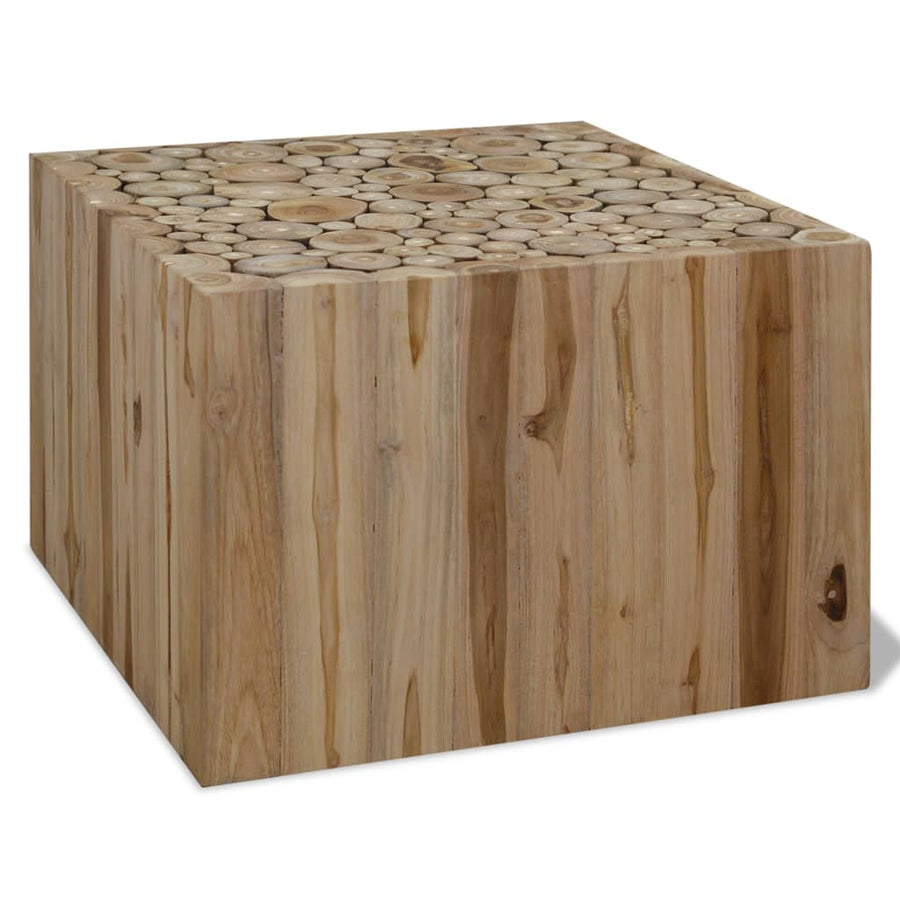 Salontafel Echt Teakhout 50 x 50 x 35 cm
