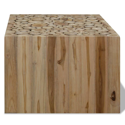 Salontafel Echt Teakhout 50 x 50 x 35 cm
