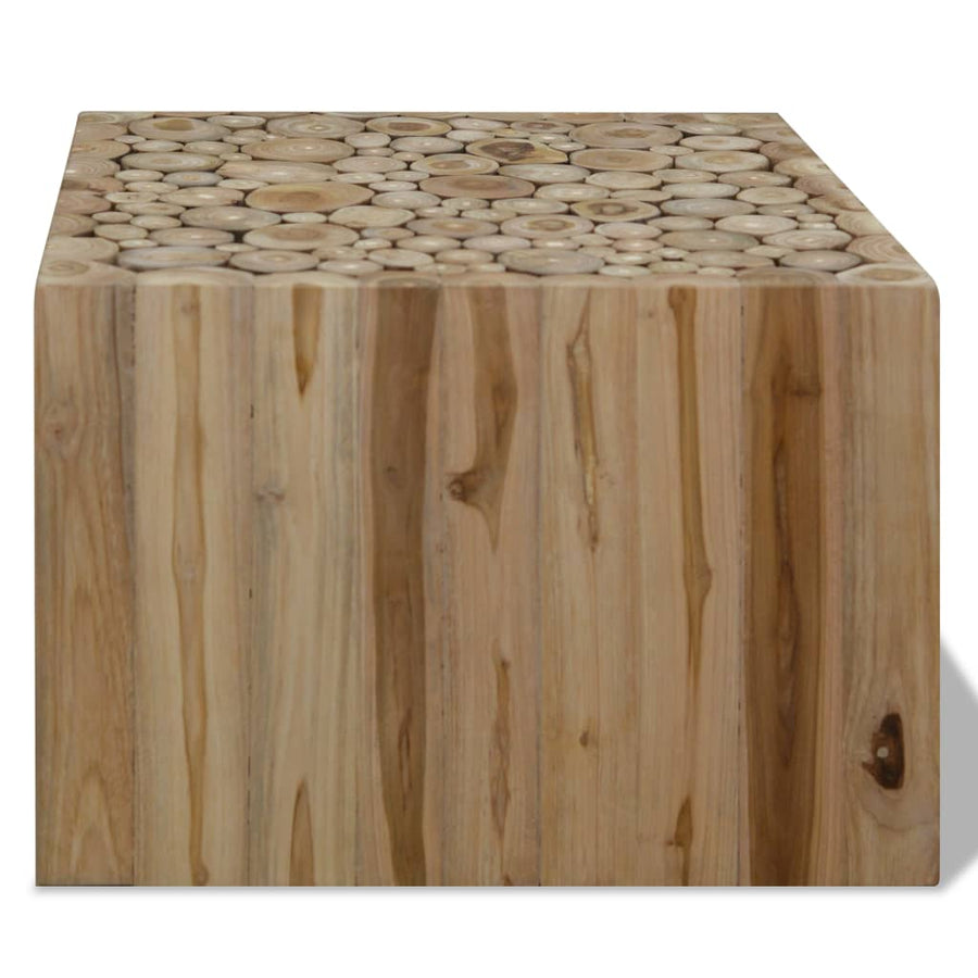 Salontafel Echt Teakhout 50 x 50 x 35 cm